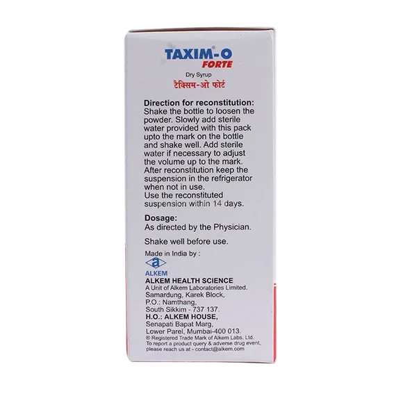 taxim o forte dry syrup 60 ml